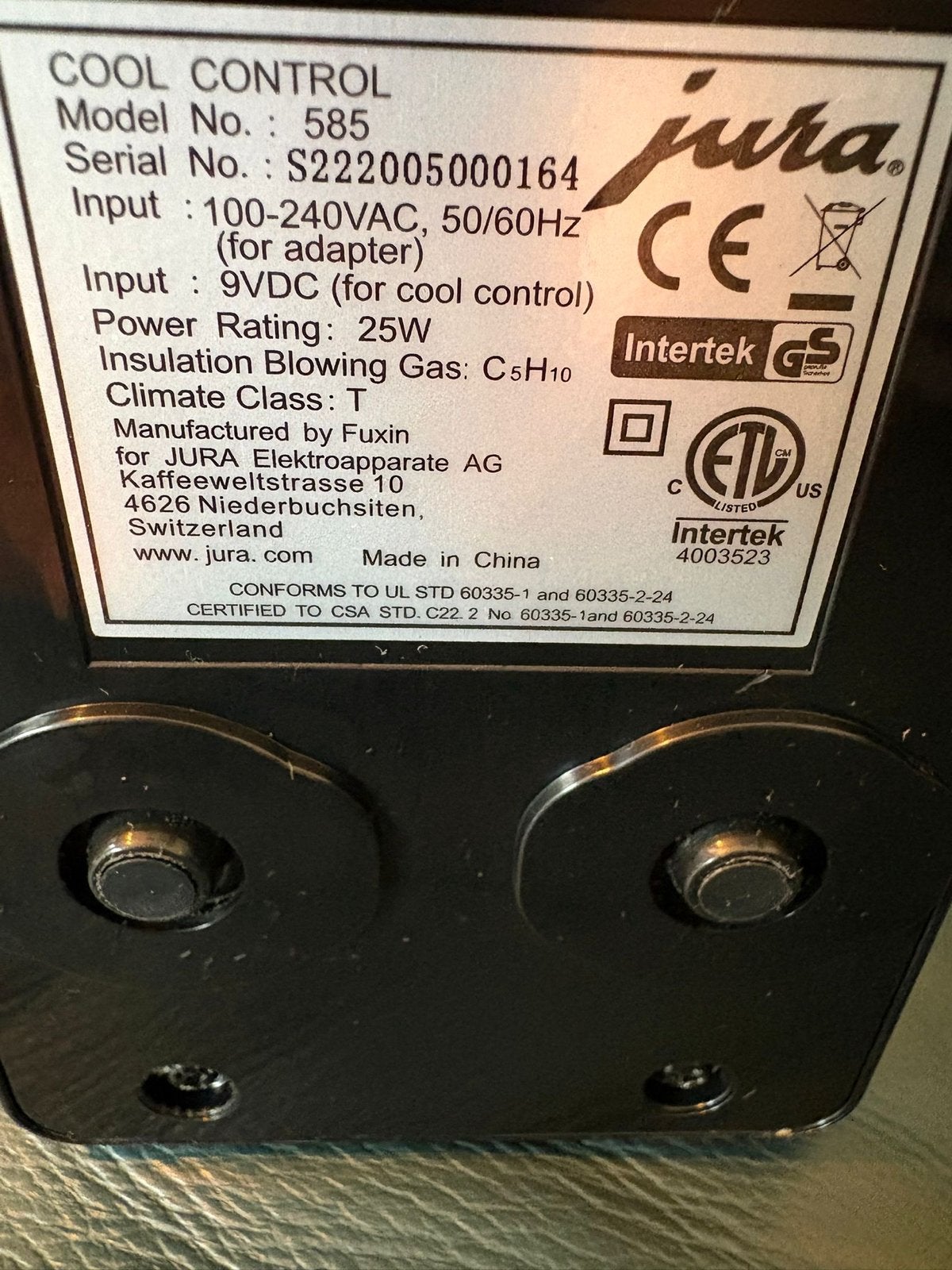 Jura Cool Control melkkoeler - Zo goed als nieuw, Ophalen, Zo goed als nieuw, Overige modellen, Overige typen