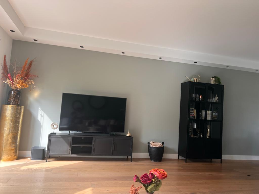 Zwart tv-meubel Woonexpress - 180x40x55 cm, Ophalen, 150 tot 200 cm, Zo goed als nieuw, Minder dan 100 cm