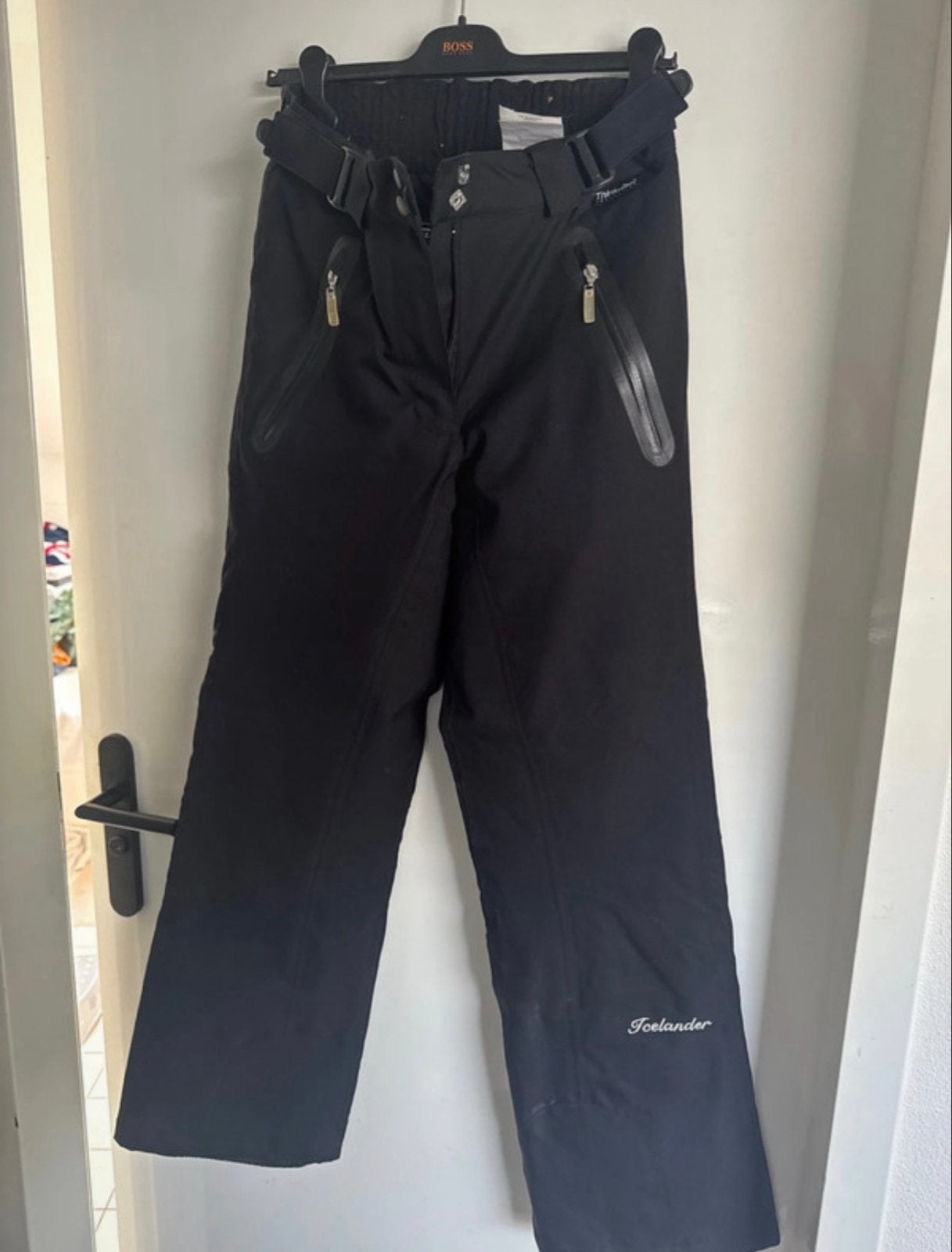 Icelander Skibroek - Zwart, Kleding | Dames, Ophalen of Verzenden, Gedragen, Maat 38/40 (M), Broek