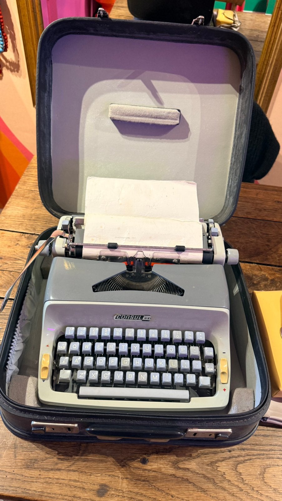 Vintage typemachine Consul compleet, Diversen, Typemachines, Ophalen, Gebruikt