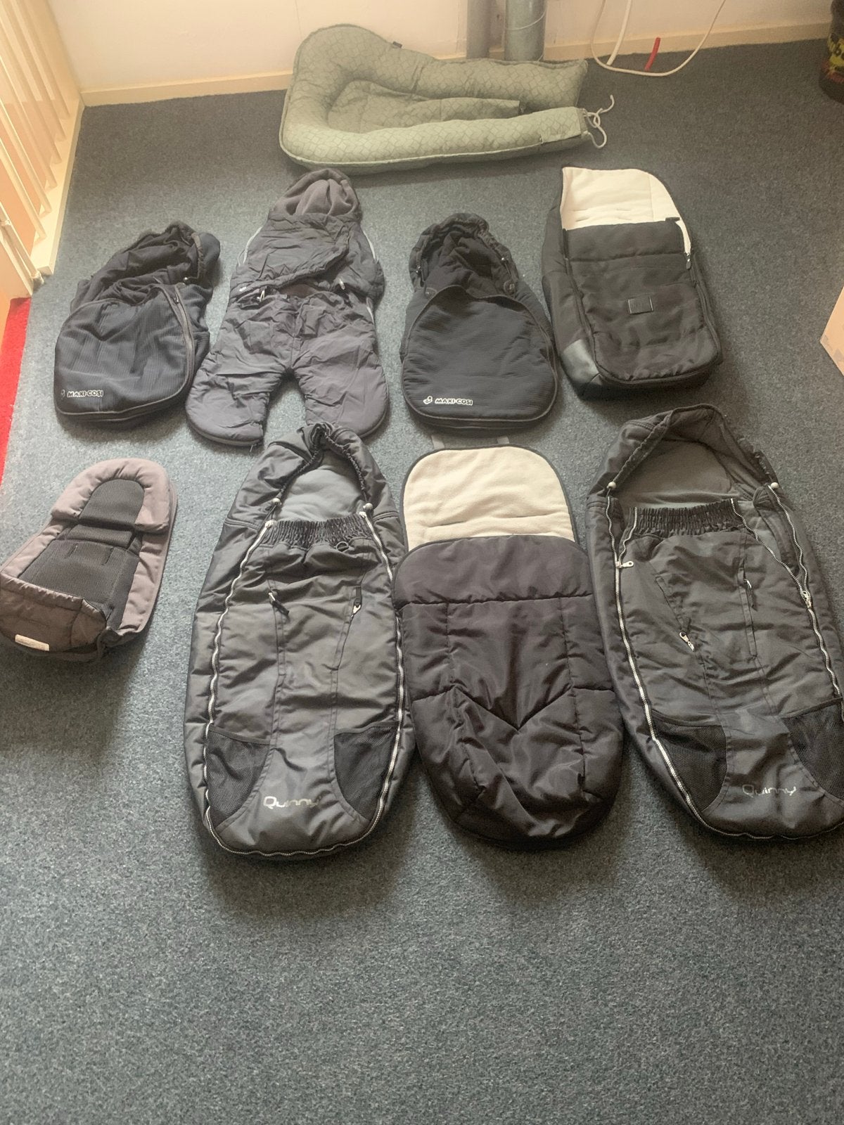 Diverse babyartikelen: voetenzakken, inbakerdoek, skipak, Ophalen of Verzenden, Gebruikt
