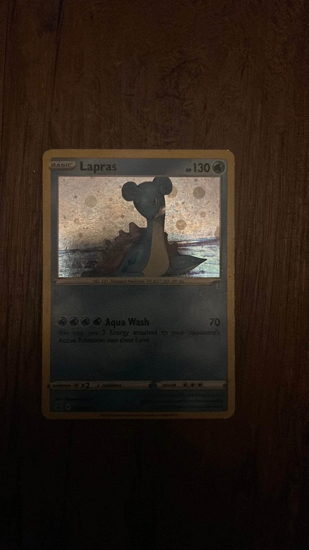 Holo lapras, Hobby en Vrije tijd, Verzamelkaartspellen | Magic the Gathering, Ophalen of Verzenden, Zo goed als nieuw