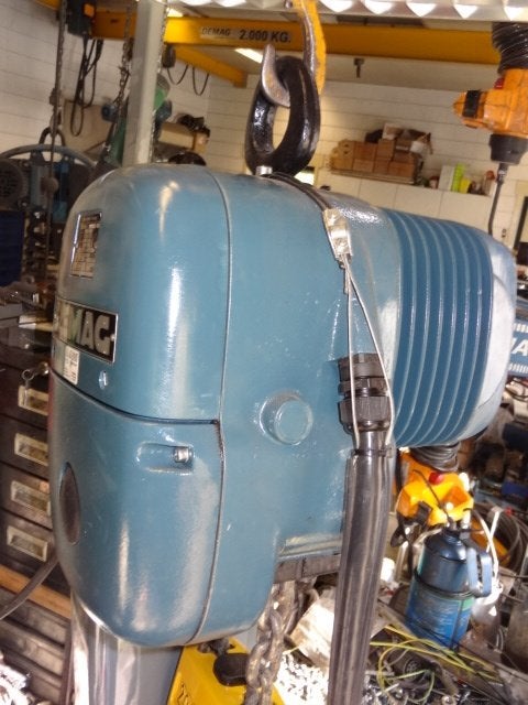 Mooie DEMAG ketting takel type PK 10 NF 2000 kg, Ophalen of Verzenden, Zo goed als nieuw, Elektrisch