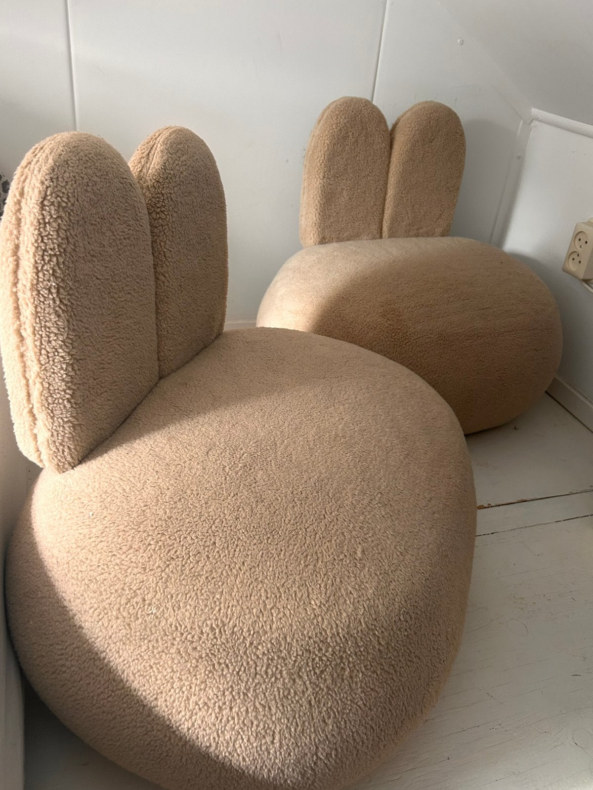Twee leuke Nijntje stoelen van de Kwantum., Huis en Inrichting, Fauteuils, Ophalen, Zo goed als nieuw, Minder dan 75 cm, 50 tot 75 cm