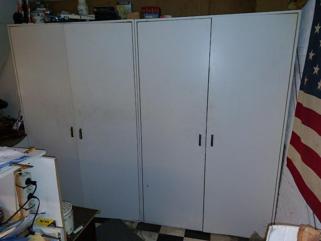 Set van 2 industriële kasten met veel opbergruimte, Ophalen of Verzenden, Gebruikt