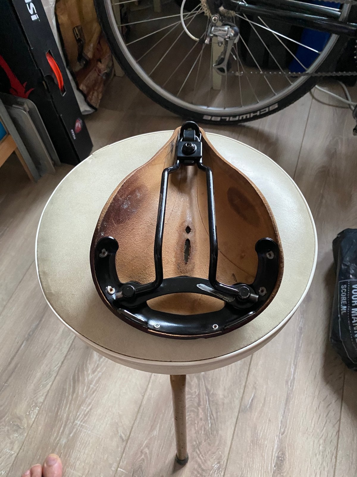 3 leren fietszadels, Eén persoon, Cadeaubon