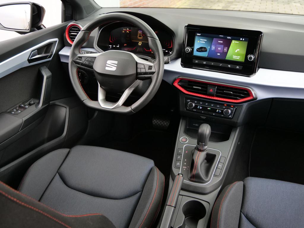 SEAT Ibiza 1.0 TSI FR 115 Pk Automaat DAB / Apple Carplay /, Stof, Zwart, 116 pk, Ibiza