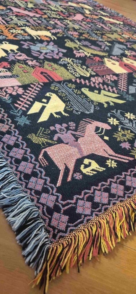 Kleurrijk grand foulard 158/114 cm, Gebruikt, Etten-Leur, DJT@dejuistetoon.eu, Ophalen of Verzenden