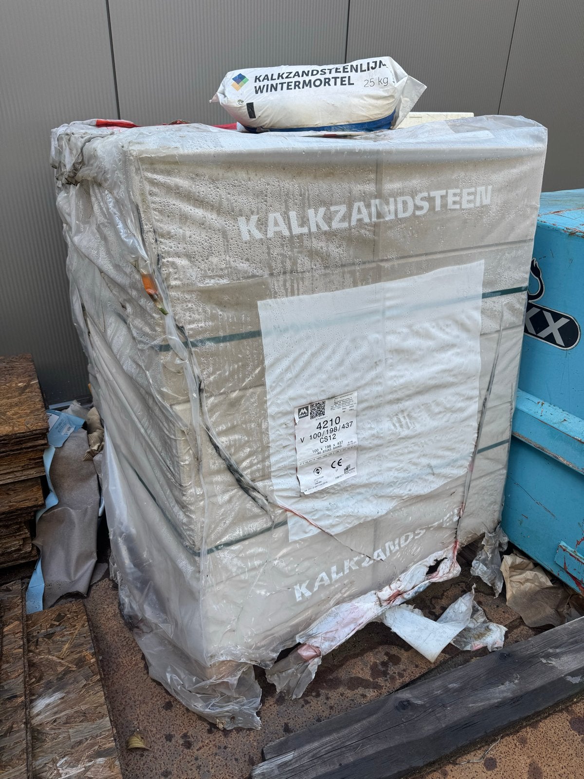 Kalkzandsteen blokken - Zo goed als nieuw, Ophalen of Verzenden, Zo goed als nieuw, Kalkzandstenen