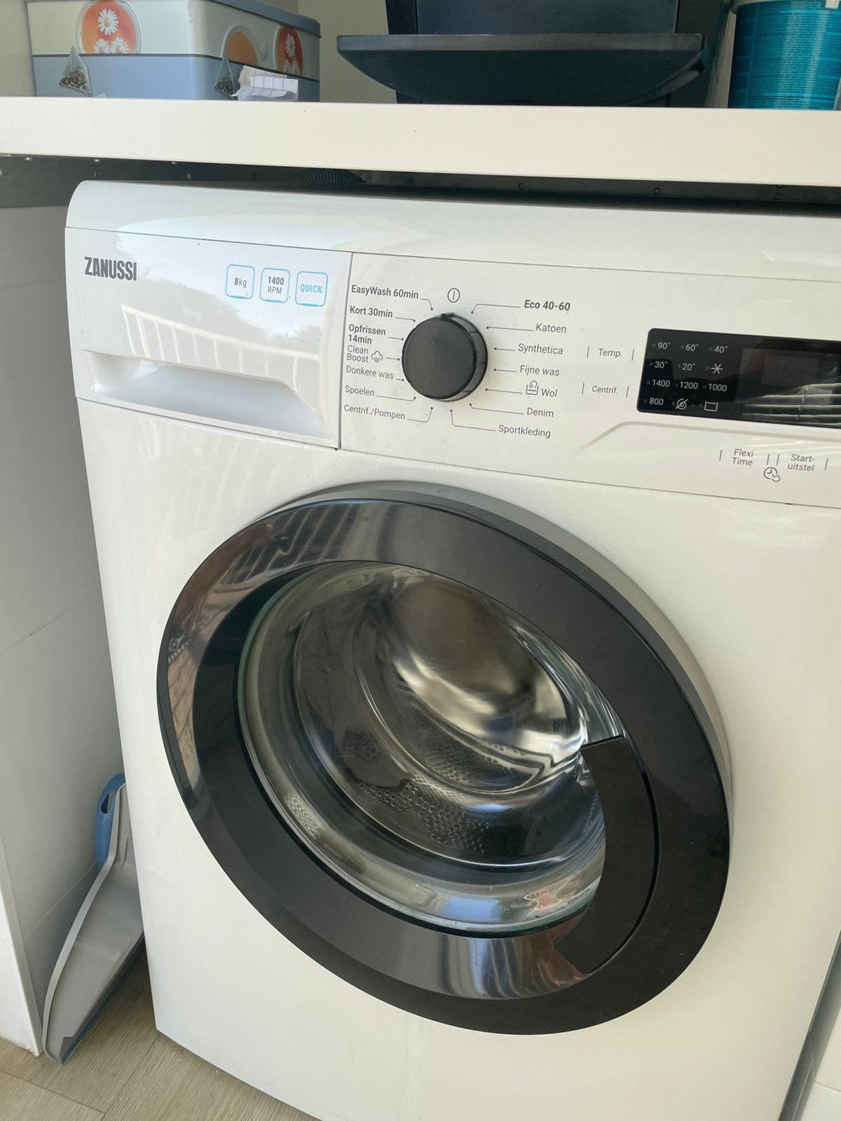 Zanussi Wasmachine Quick 8 kg 85x60x52, Witgoed en Apparatuur, Wasmachines, Ophalen, Gebruikt, Voorlader, 85 tot 90 cm