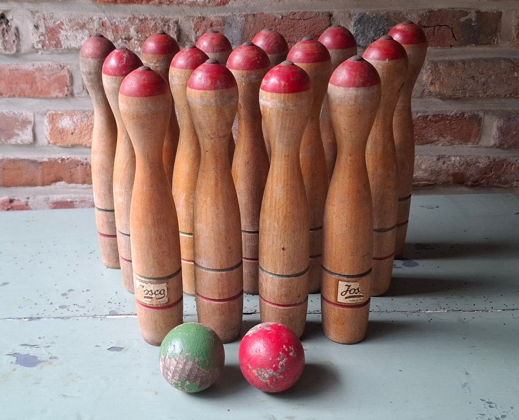Vintage (15 stuks kegels - Josco, Antiek en Kunst, Ophalen of Verzenden
