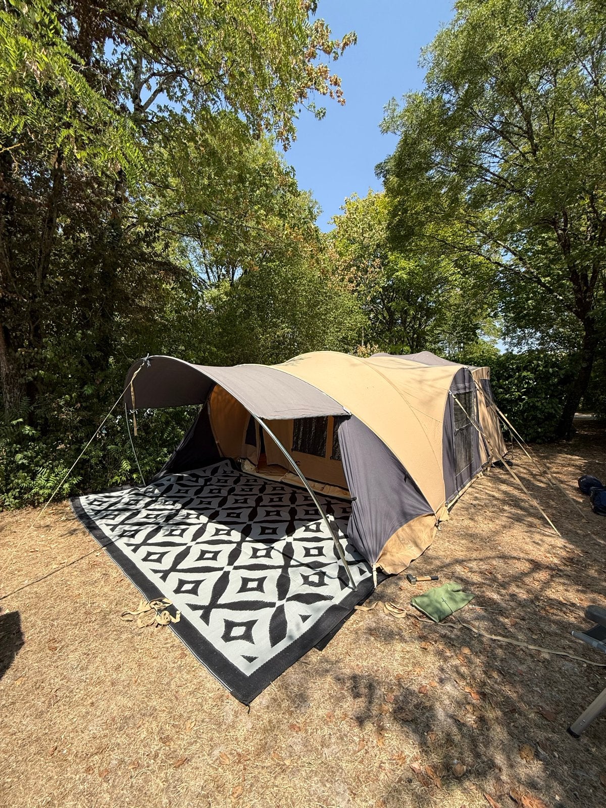 2023 Cabanon Mercury Deluxe vouwwagen met avant-garde pakket, Ophalen, Beige, Cabanon, Aanwezig