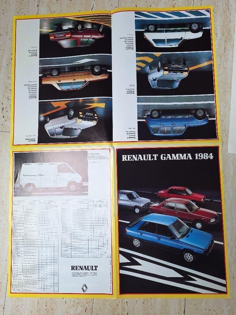 Renault programma 1984 en 1988, Ophalen of Verzenden, Zo goed als nieuw, Renault