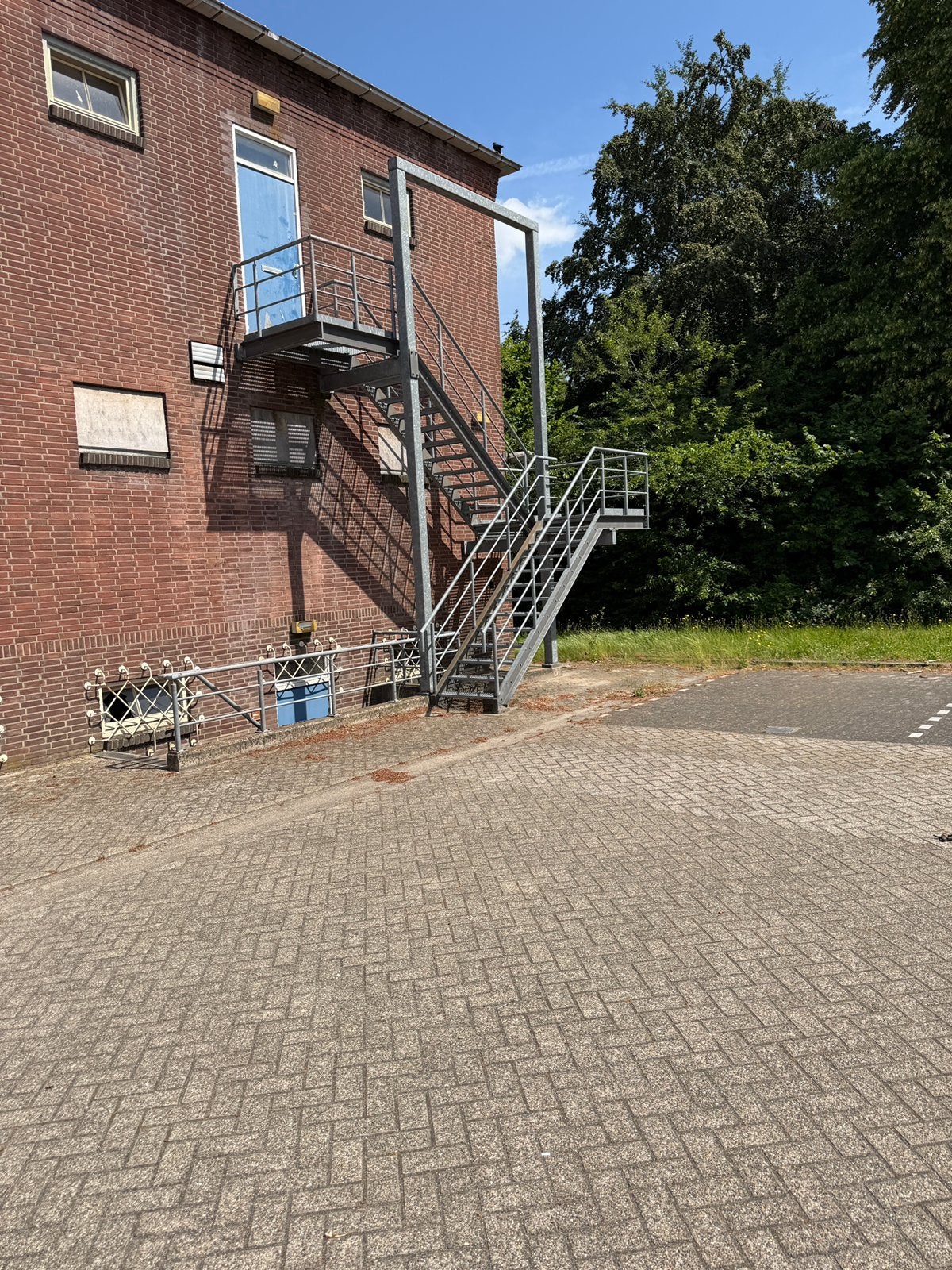 Stalen noodtrap verzinkt, Ophalen of Verzenden, Zo goed als nieuw, Overige typen, Minder dan 2 meter