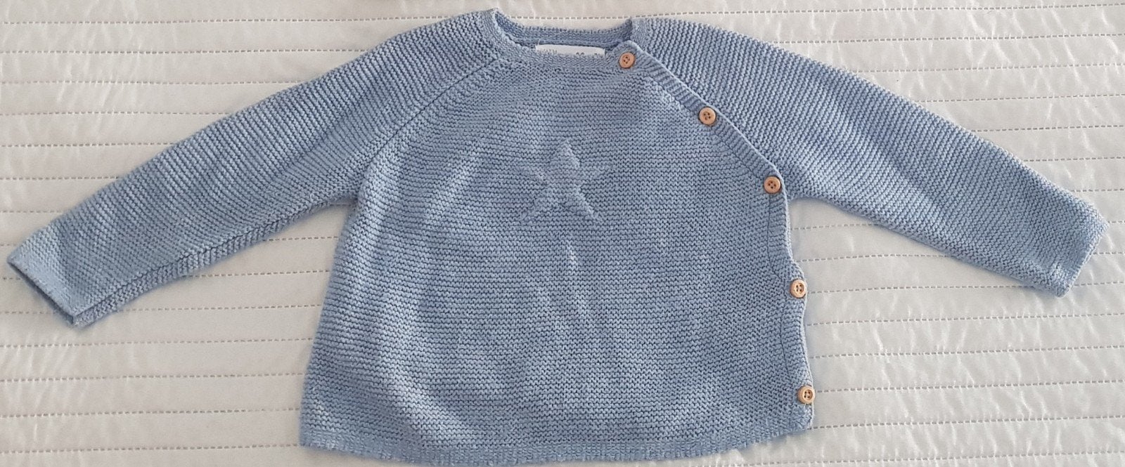 Zara trui longsleeve maat 74 baby kleding ster truien blauw, Kinderen en Baby's, Babykleding | Maat 74, Gebruikt, Zara, Jongetje