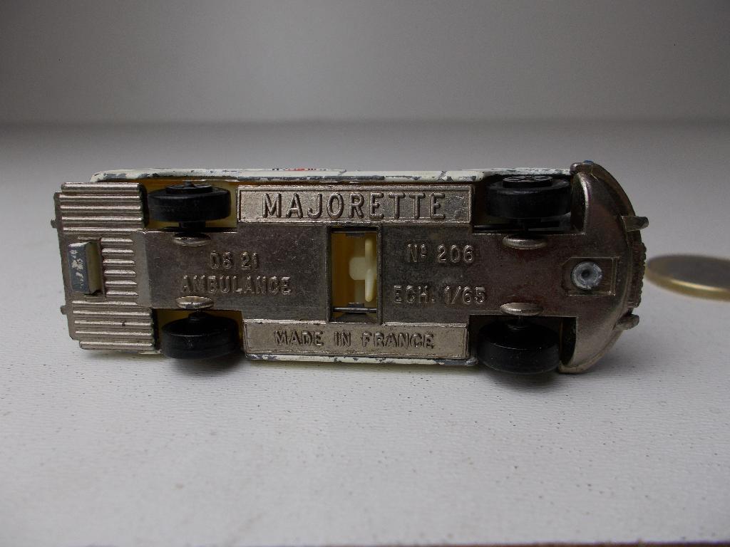 1973 Majorette (France) Nr. 206 CITROEN DS AMBULANCE., Ophalen of Verzenden, Gebruikt, Auto, Majorette
