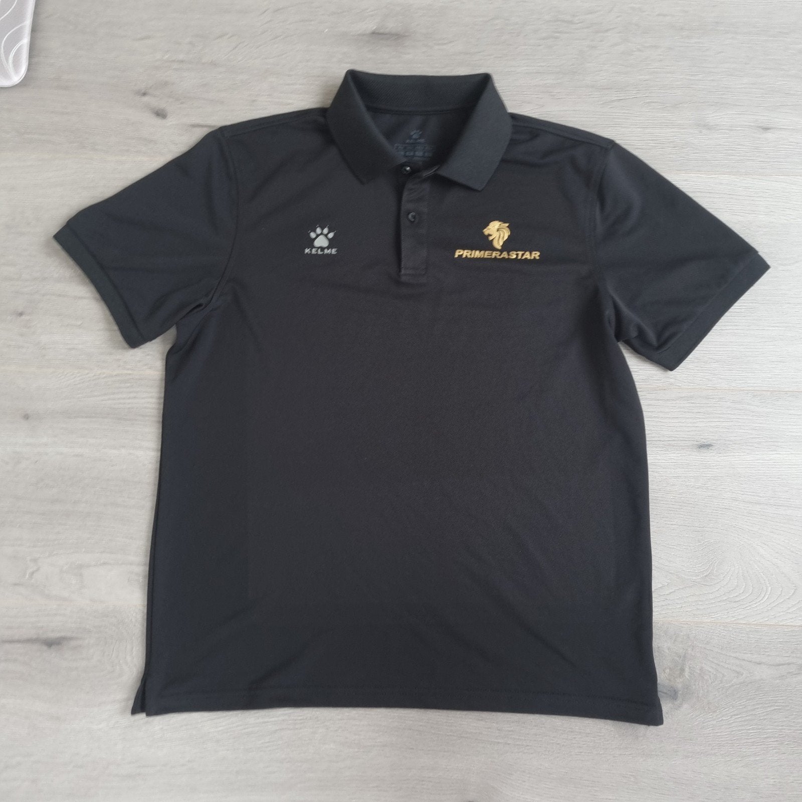 KELME Sport Polo Zwart Goud 'Primerastar' – Maat L / XL, Kelme, Zwart, Maat 56/58 (XL), Ophalen of Verzenden