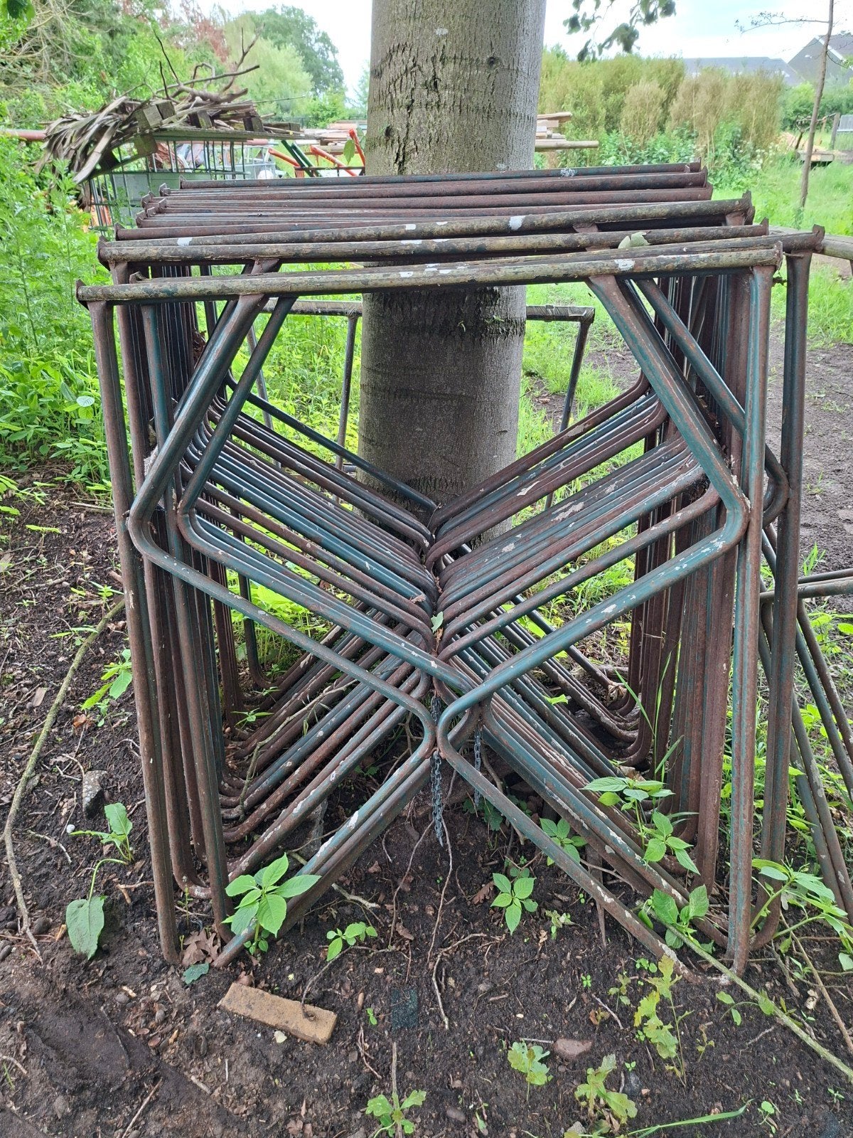 Metselschragen 125 cm, Doe-het-zelf en Verbouw, Steigers, Ophalen of Verzenden, Gebruikt, Overige typen, Minder dan 2 meter