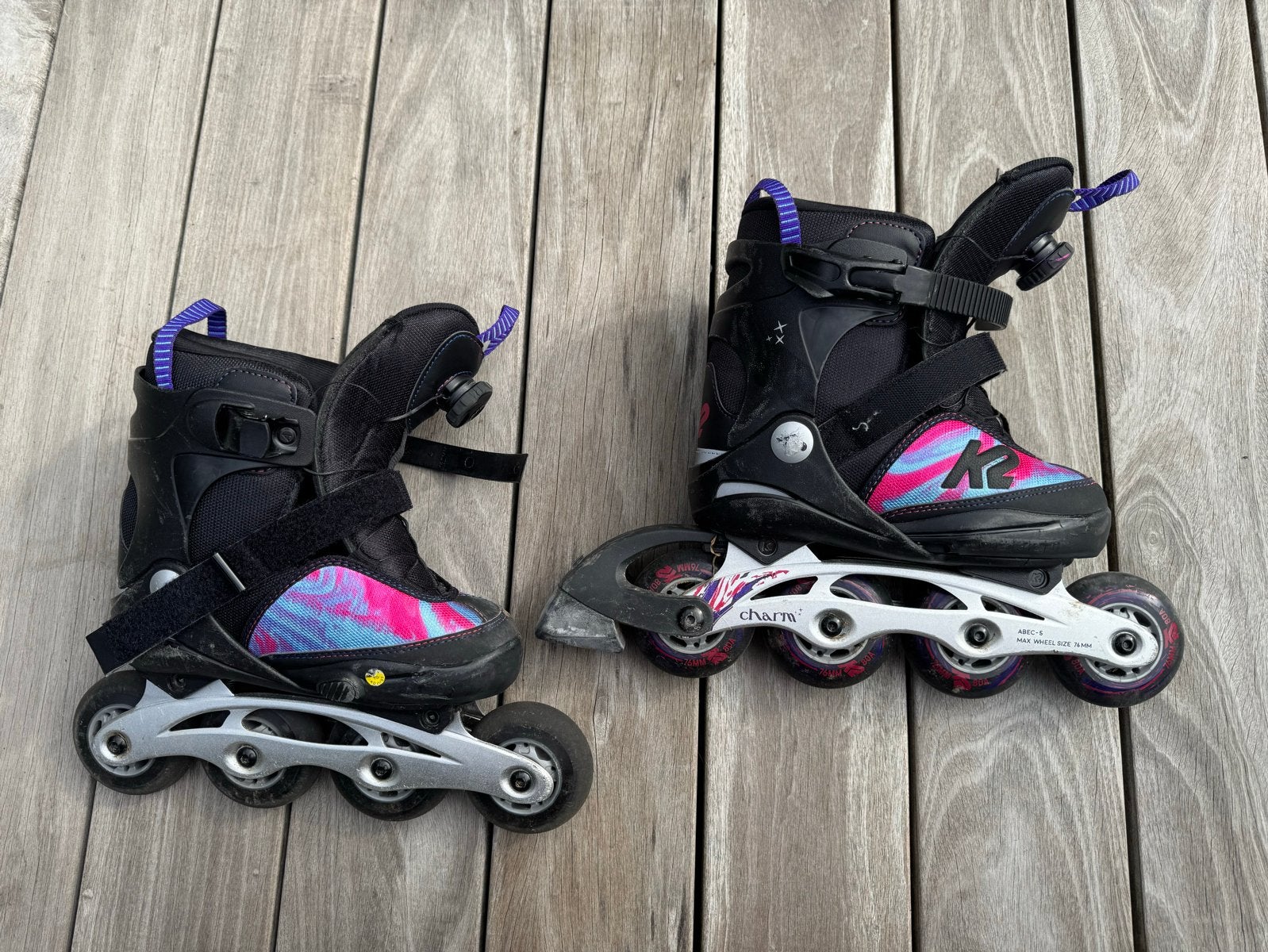 K2 inline skates voor kinderen maat 32-37 met BOA sluiting, Sport en Fitness, K2, Kinderen, Ophalen of Verzenden, Verstelbaar