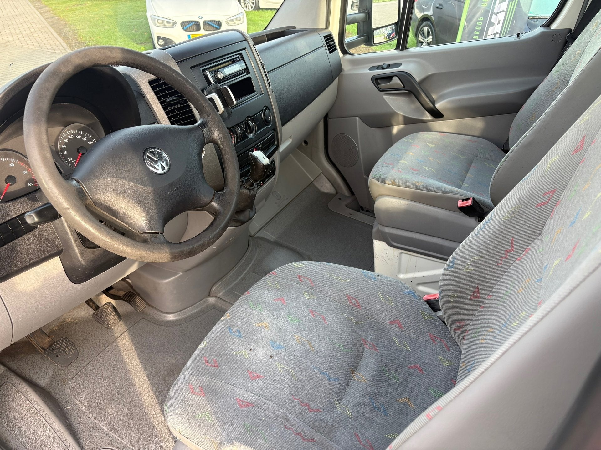Volkswagen Crafter 50 2.5 TDI BE Trekker, Auto's, Gebruikt, Zwart, Volkswagen, Origineel Nederlands