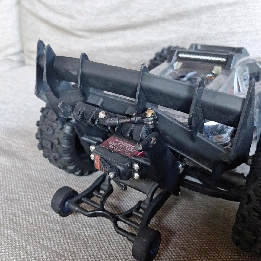 Traxxas Rustler 4x4 VXL met Hobbywing Max 8, Elektro, Gebruikt, Auto offroad, Ophalen of Verzenden