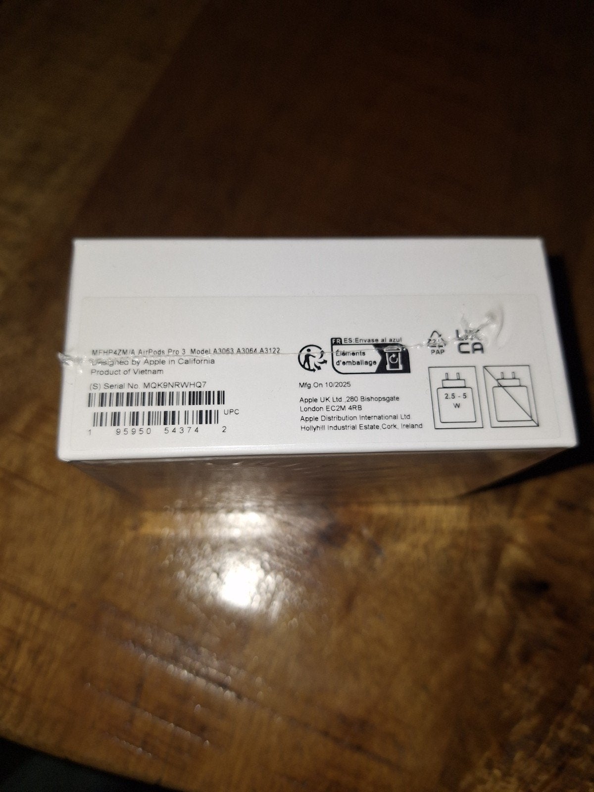 Apple AirPods Pro 3 (Nieuw in doos), In-ear, Bluetooth, Nieuw, Ophalen of Verzenden
