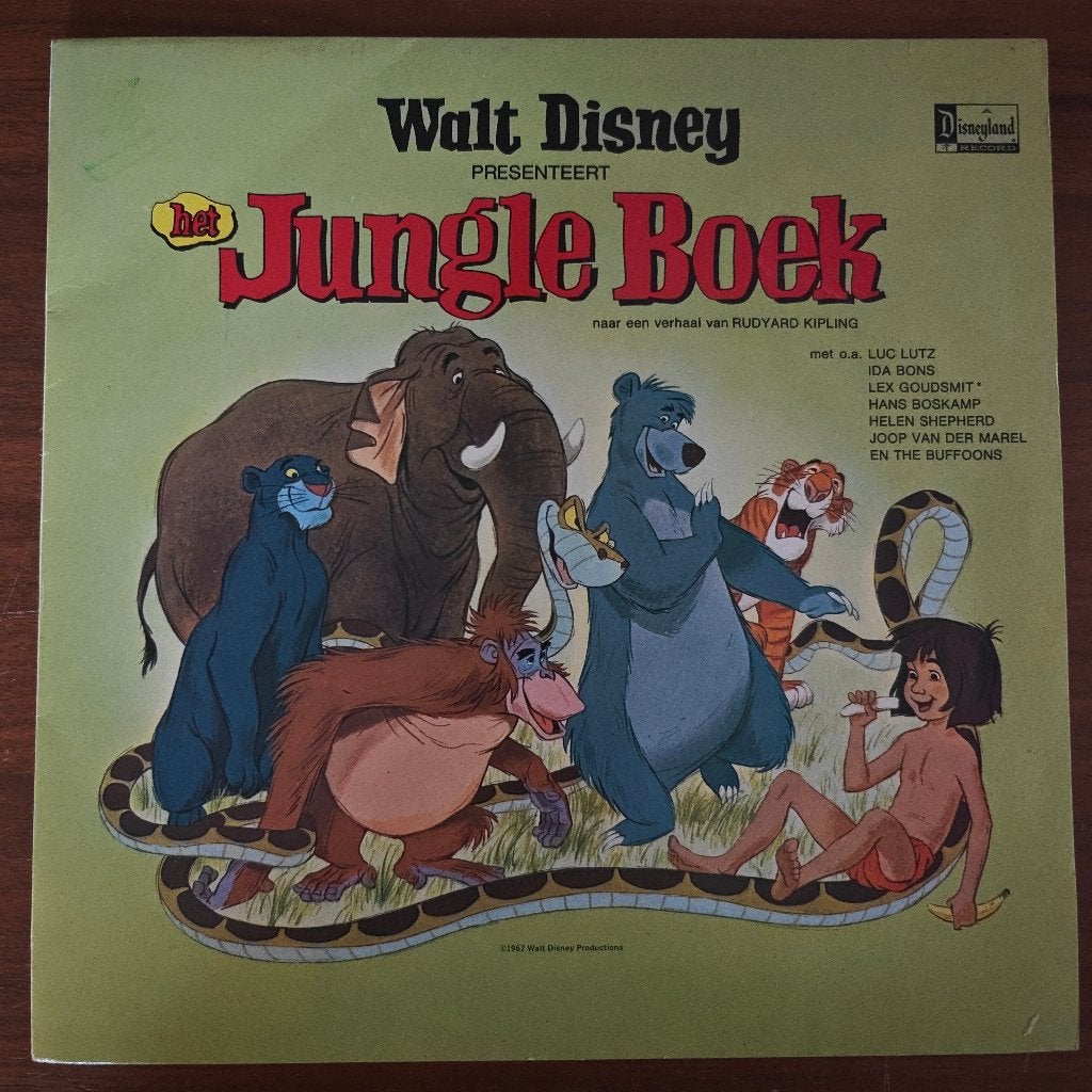 LP - Walt Disney Presenteert Het Jungle Boek, Ophalen of Verzenden, Zo goed als nieuw, Overige formaten, Levenslied of Smartlap
