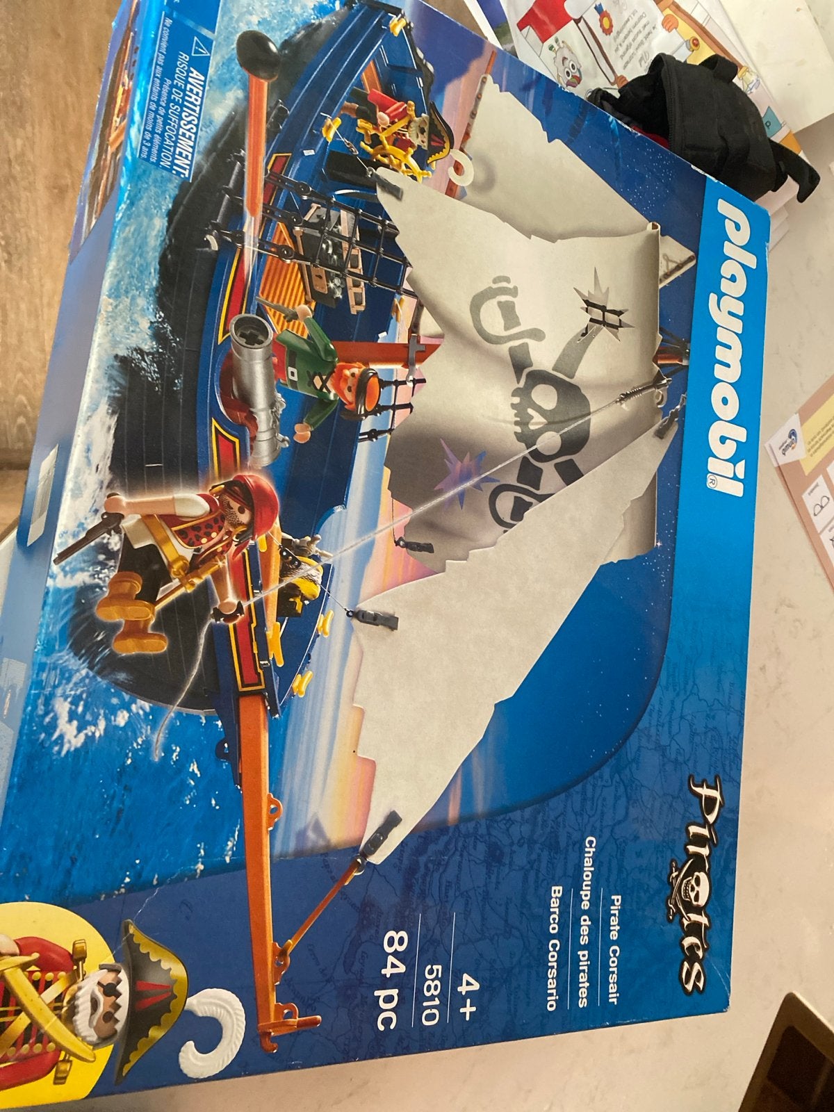 PLAYMOBIL Piratenboot 5810 -, Ophalen, Gebruikt, Jongen of Meisje