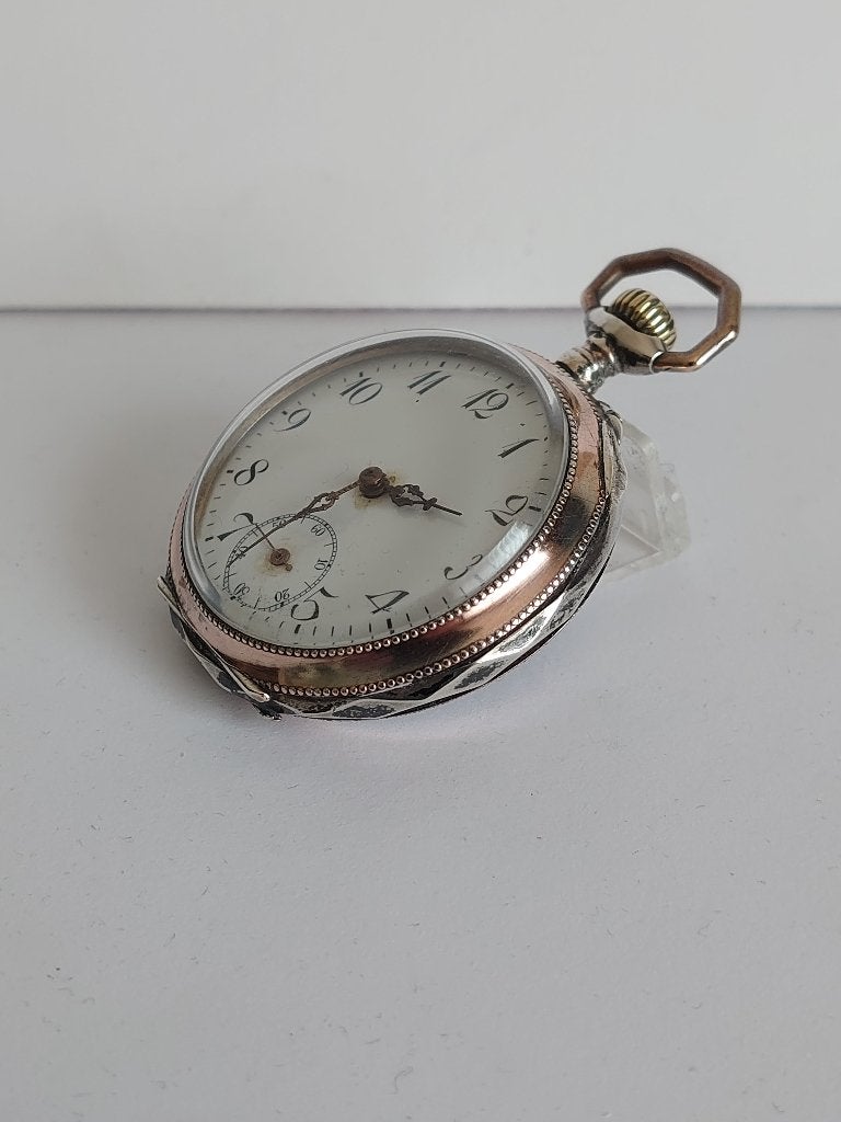 Antiek zilveren Heren zakhorloge - " Galonne ", Overige merken, EU, Zakhorloge, EU