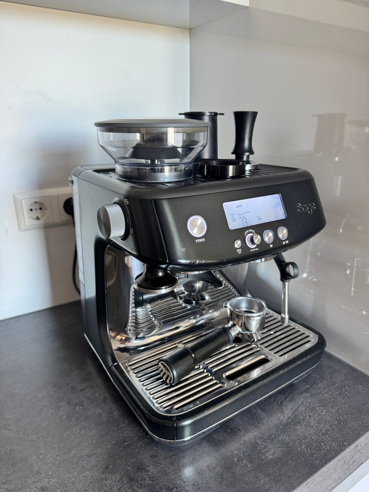 Sage Barista Pro Espressomachine, Ophalen, Gebruikt, Espresso apparaat, Koffiebonen