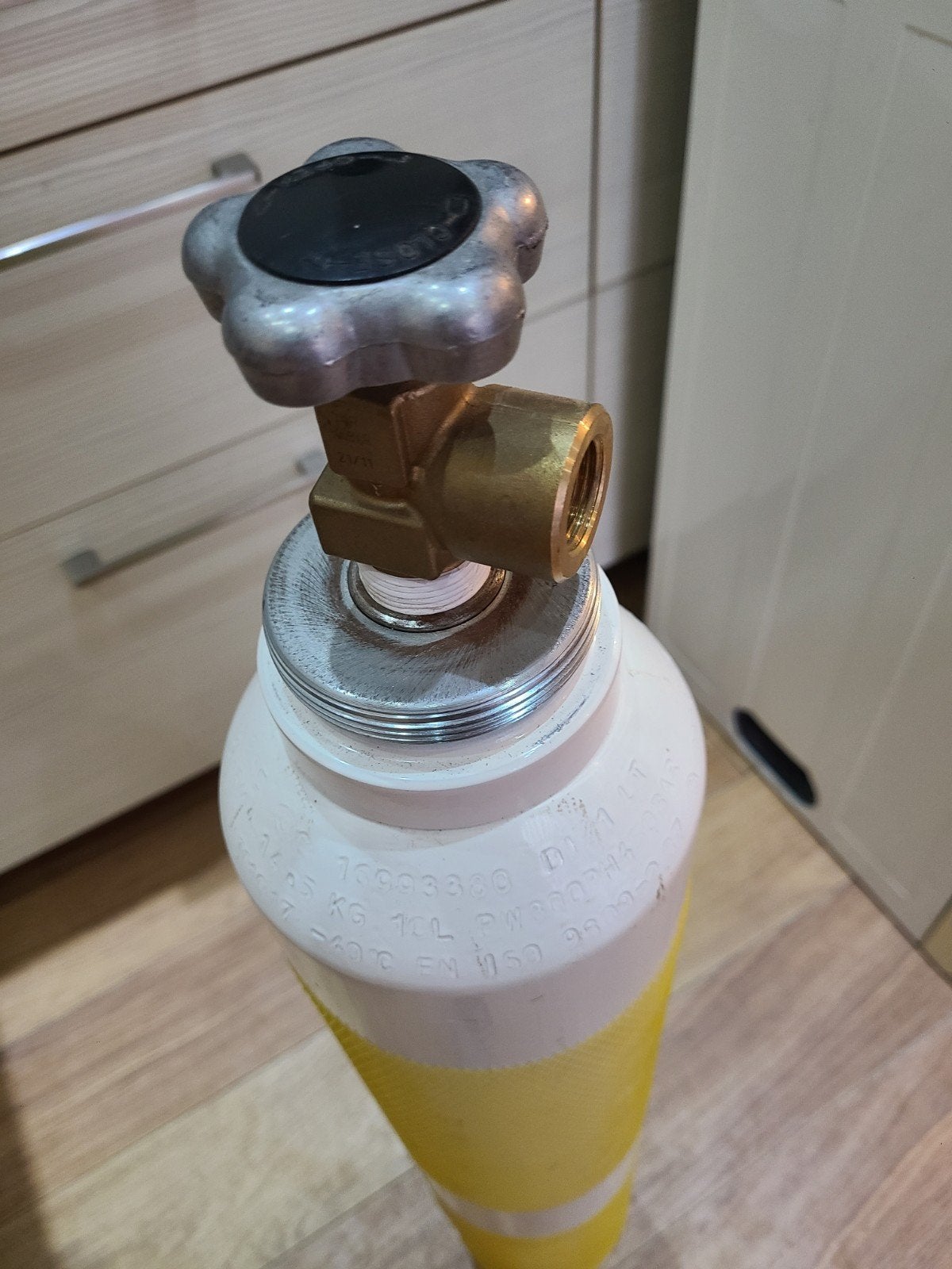 Persluchtfles Vitkovice 10 liter 300 bar, Ophalen, Zo goed als nieuw