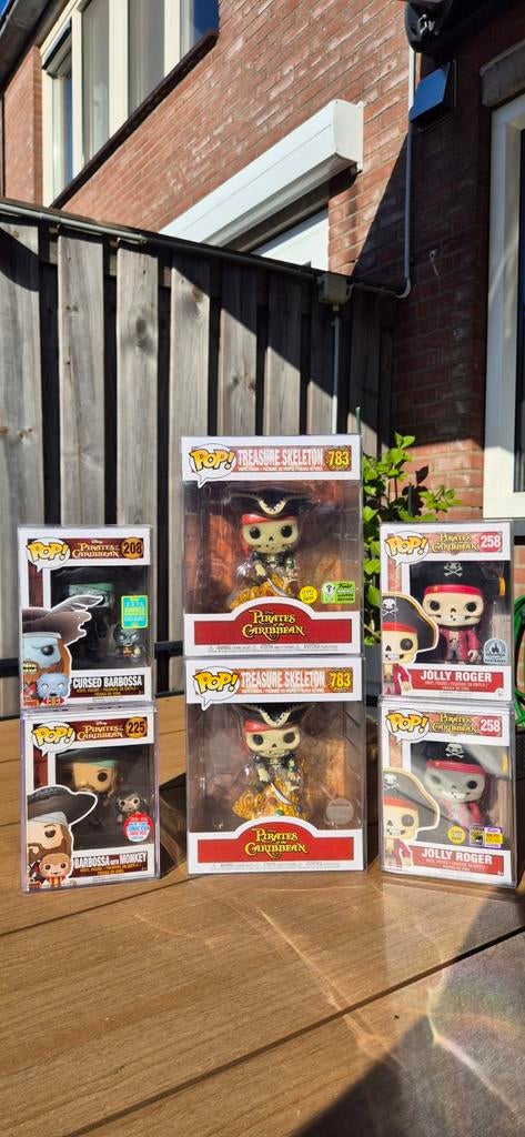 Funko pop Pirates Of The Caribbean Barbossa/Jolly/skeleton, Verzamelen, Ophalen of Verzenden, Nieuw