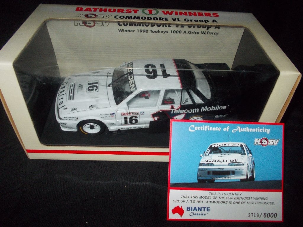 1/18 Group A SS HRT VL Commodore Bathurst Winner 1990, Ophalen of Verzenden, Nieuw, Auto, Overige merken