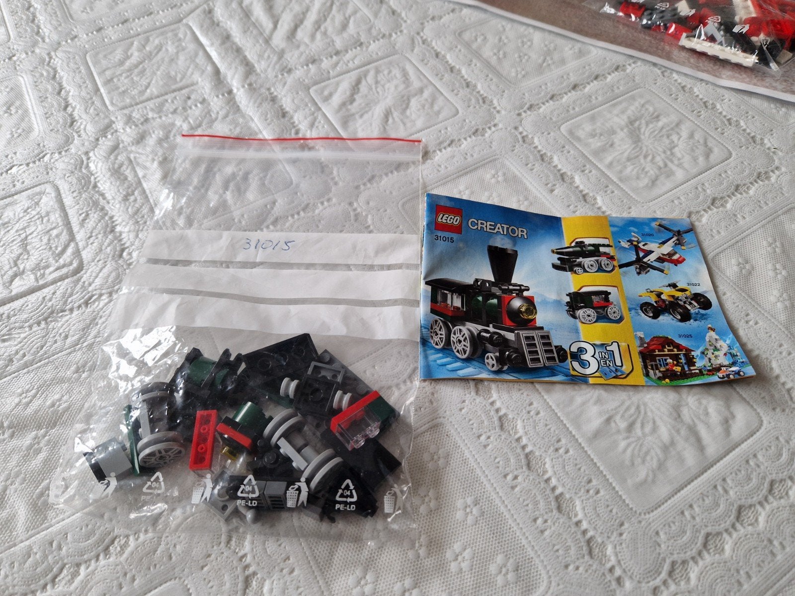 LEGO Creator 31015 Emerald Express 3-in-1 Trein, Ophalen of Verzenden, Zo goed als nieuw