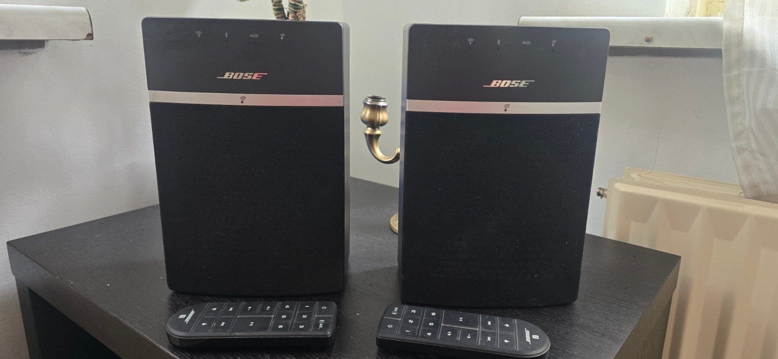 Bose SoundTouch 10 Wireless Music System (2 stuks), Audio, Tv en Foto, Afstandsbediening, Ophalen of Verzenden, Zo goed als nieuw