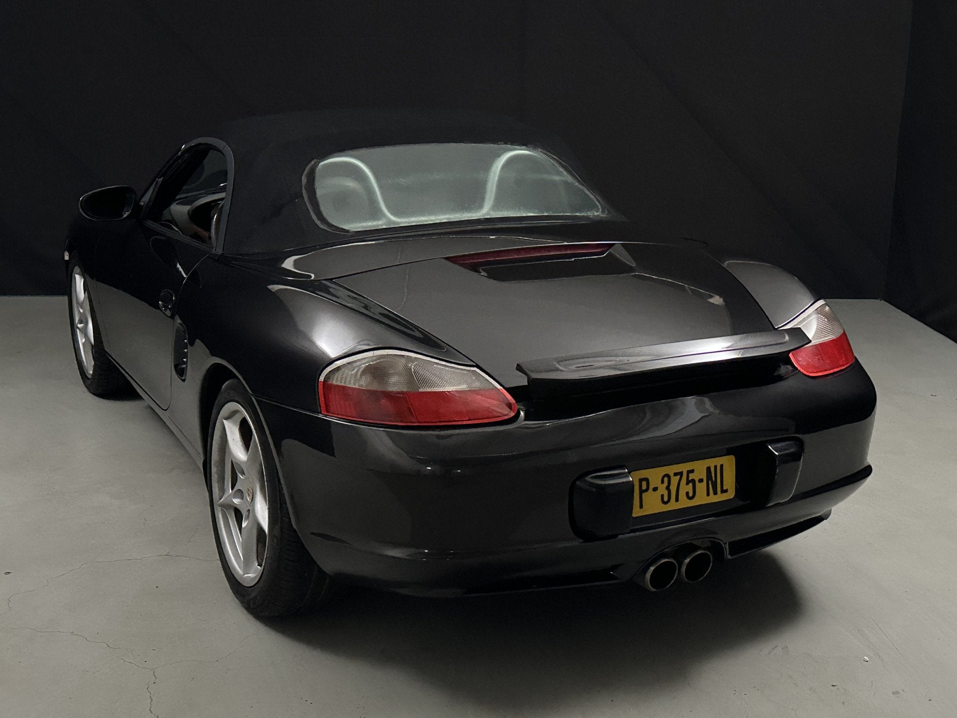 Porsche Boxster S 3.2 handgeschakeld *Cabrio*AC* (bj 2004), Auto's, Achterwielaandrijving, Gebruikt, Cabriolet, Zwart