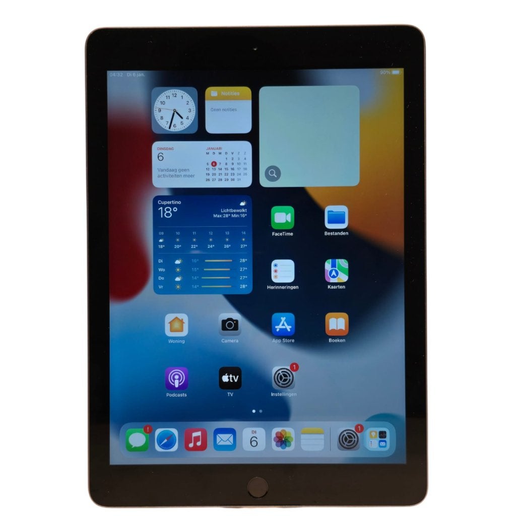 iPad 6e Gen. 2018 32GB WiFi Space Gray | Nette Staat, Computers en Software, Apple iPads, Apple, Gebruikt, Support@apple.com, One Apple Park Way
Cupertino, CA 95014
United States