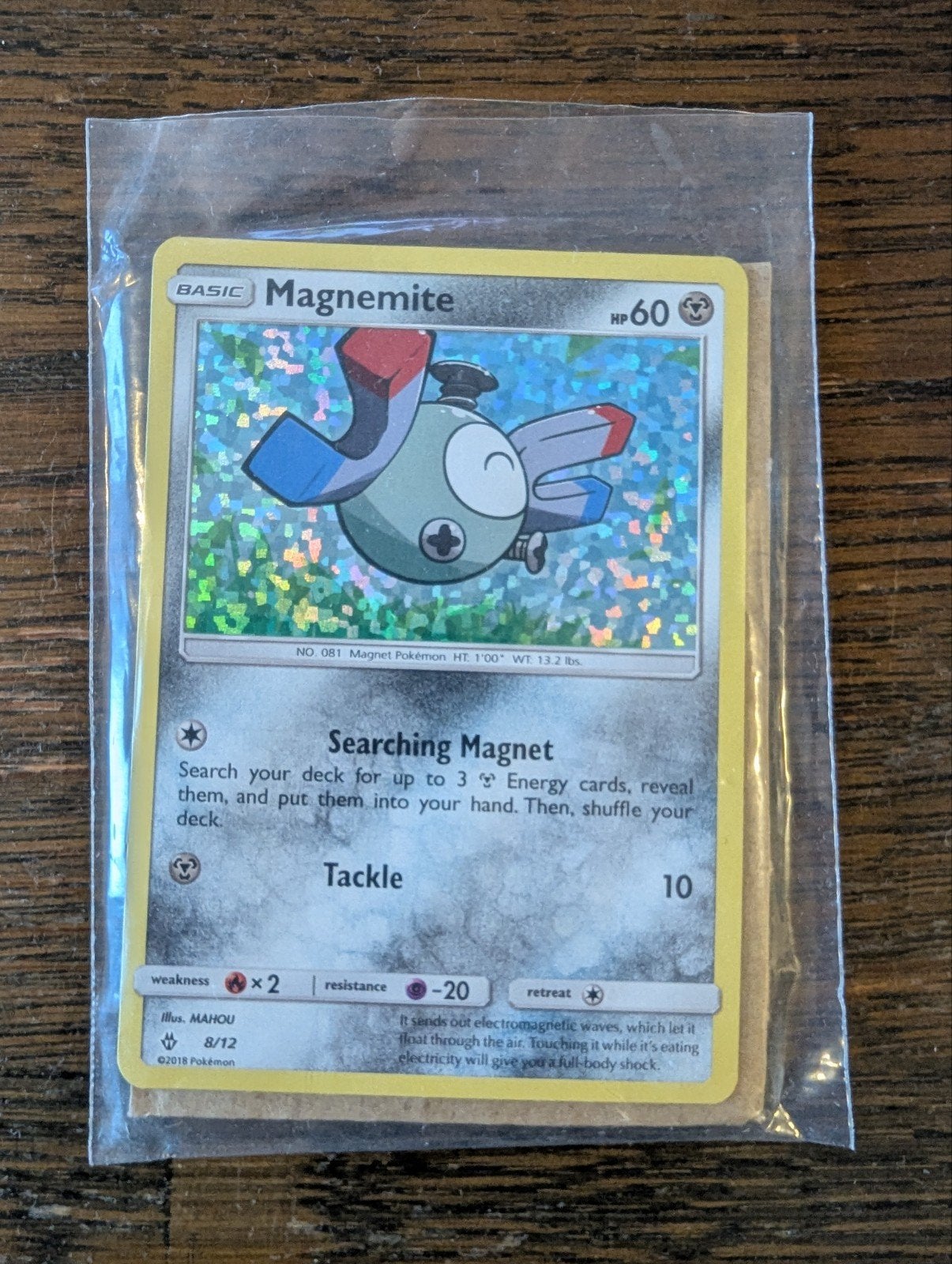 Pokémon: Magnemite (8/12) (McDonald's), Ophalen of Verzenden, Nieuw, Losse kaart, Foil