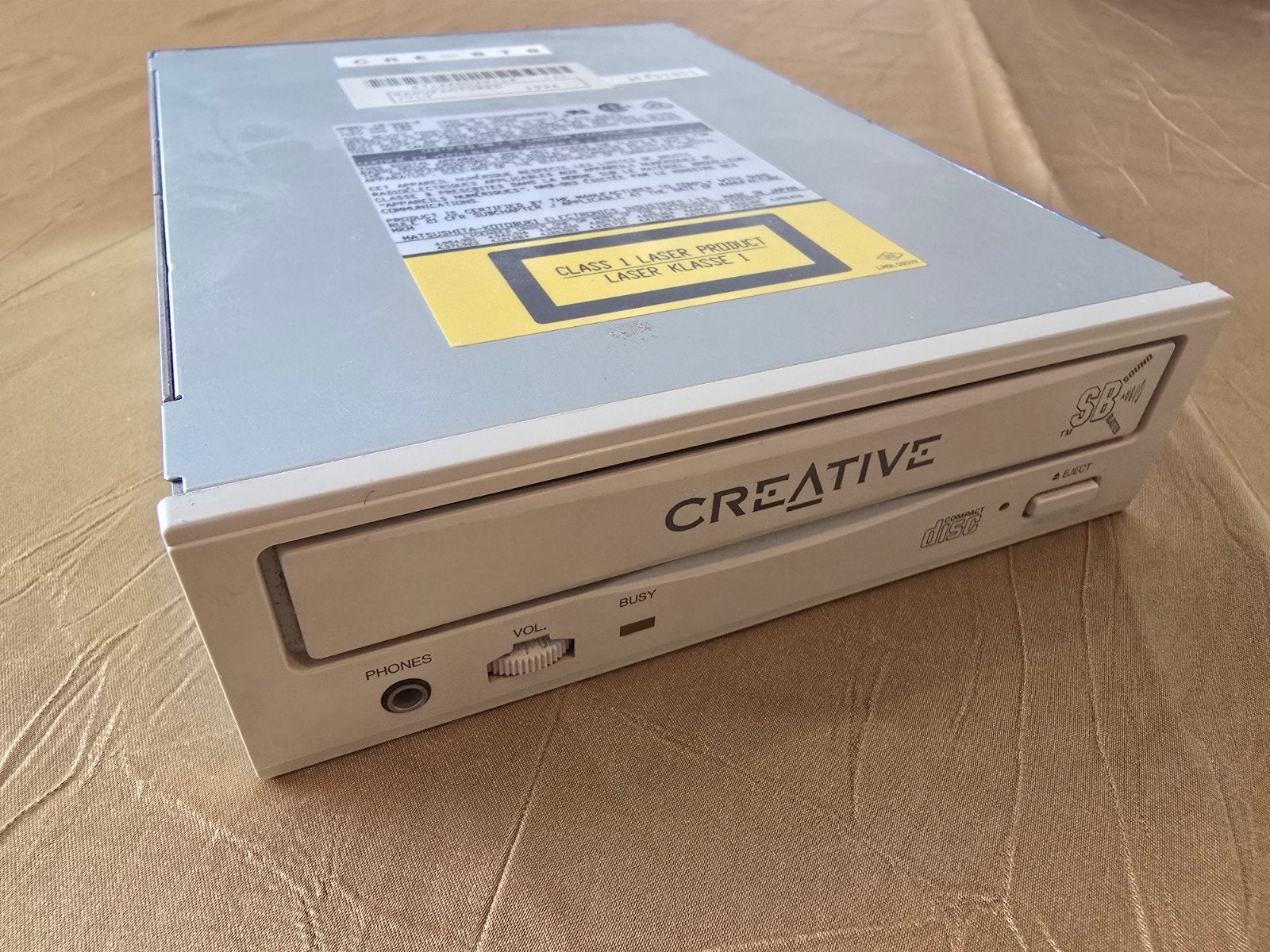 Creative CR-563-B CD-ROM drive Juli 1994 (ZELDZAAM!), Computers en Software, Ophalen of Verzenden, Gebruikt, Extern, Cd