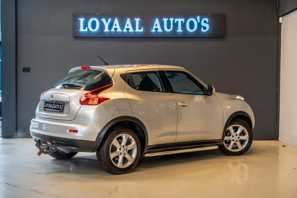 Nissan Juke 1.6 Acenta | NAVI | AIRCO | CRUISE | TREKHAAK |, Auto's, Nissan, Voorwielaandrijving, Euro 5, 4 cilinders, 49 €/maand