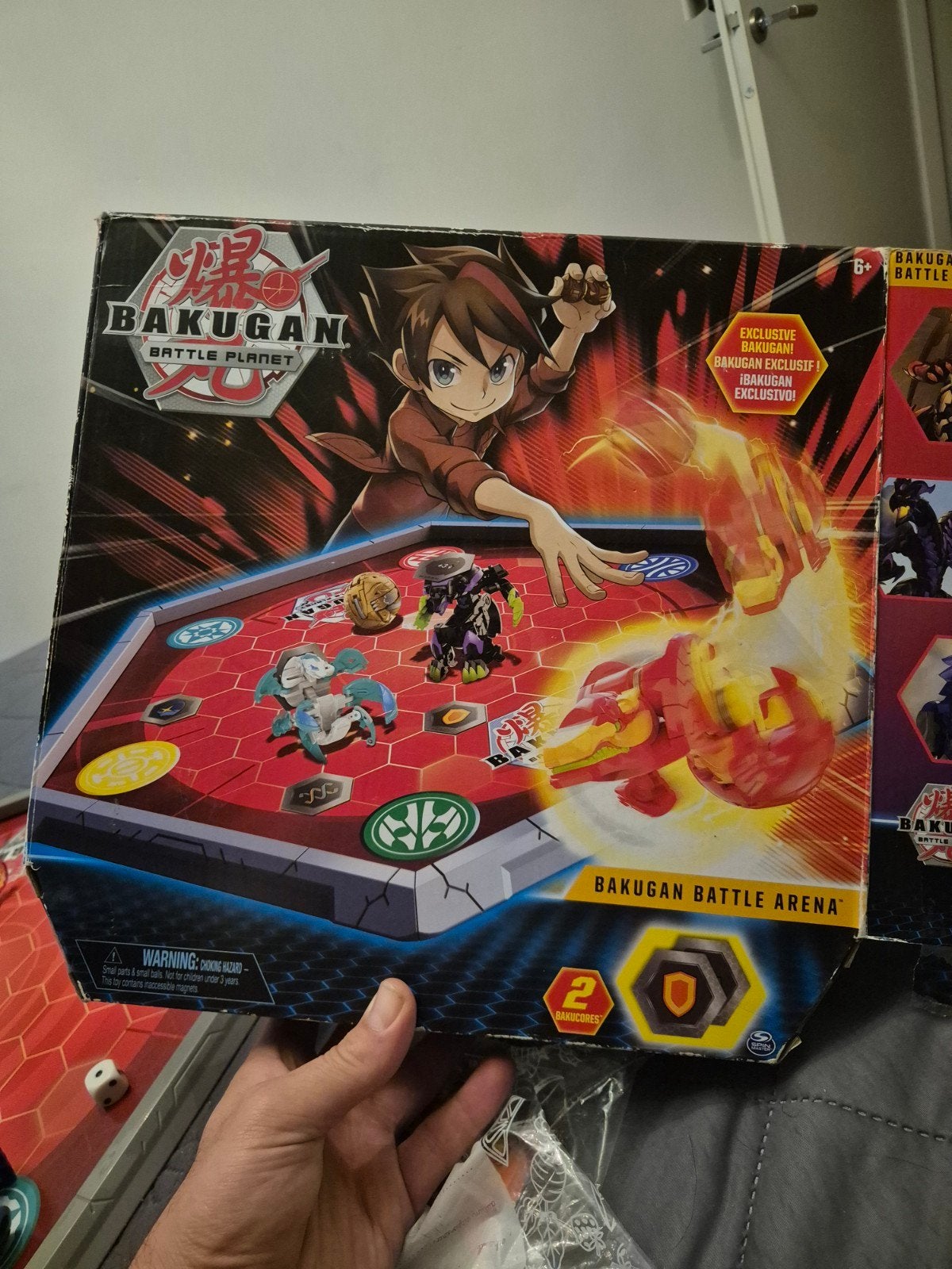 Bakugan Battle Planet set met 20 kaarten en 7 Bakugan, Ophalen of Verzenden, Jongen of Meisje