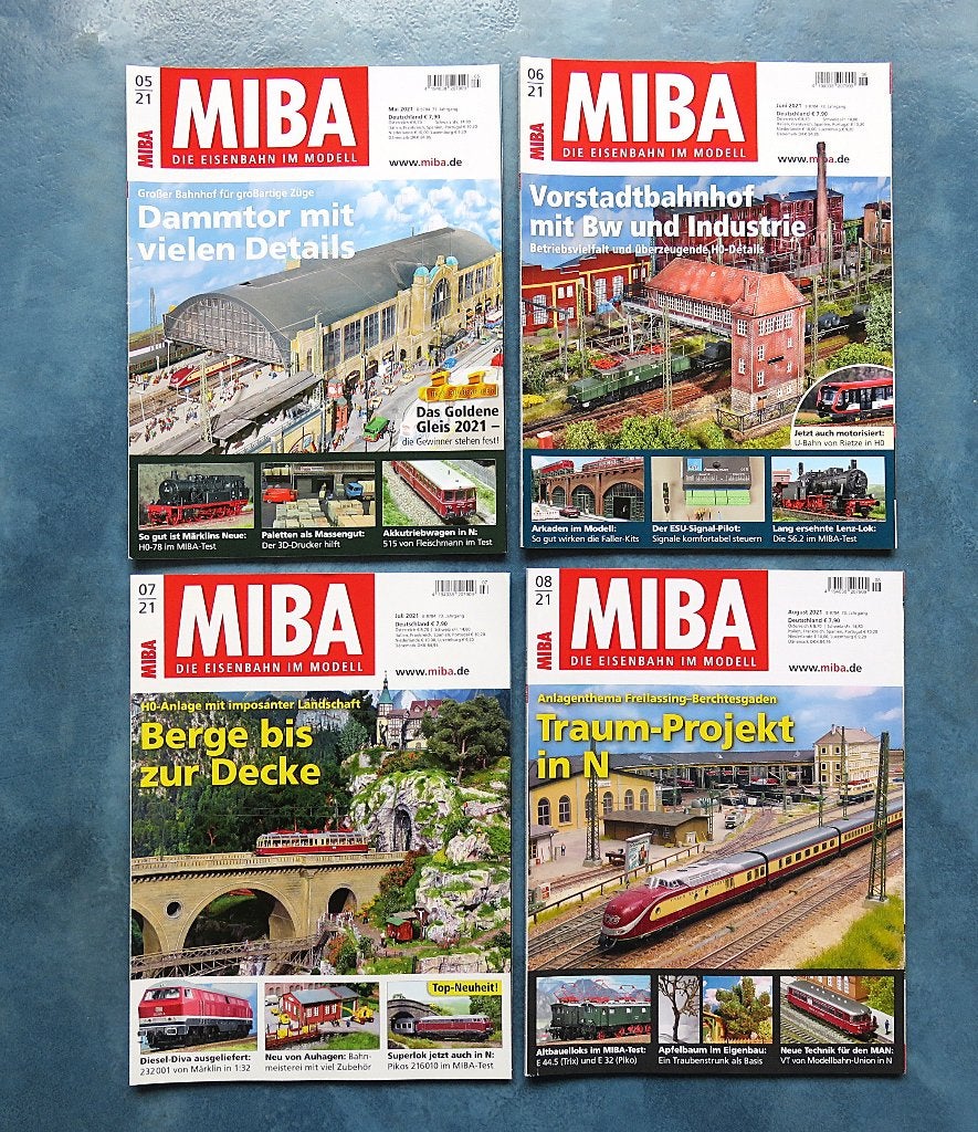Miba, 4 nummers jaargang 2021, Overige merken, Gebruikt, Gelijkstroom of Wisselstroom, Boek, Tijdschrift of Catalogus