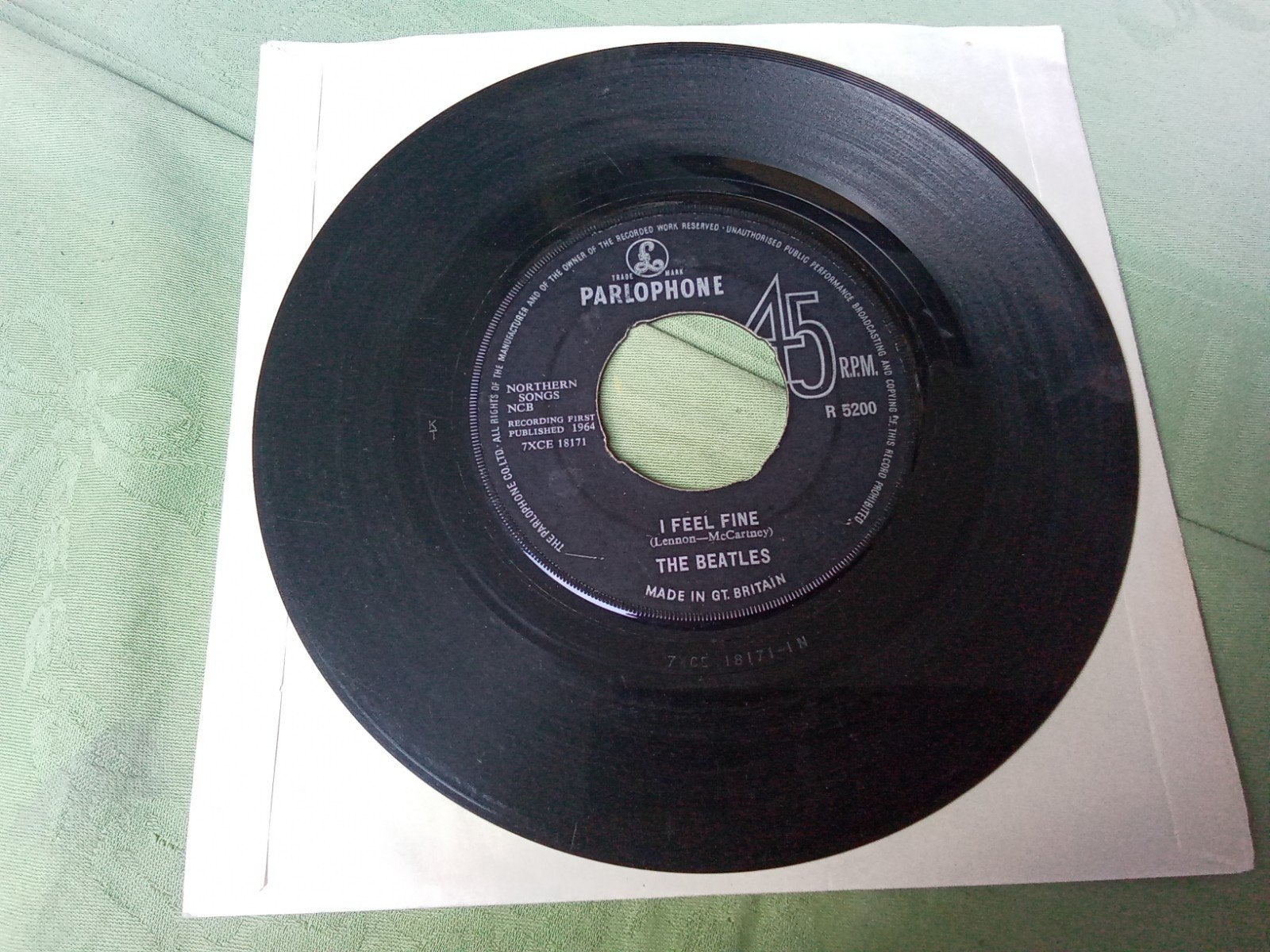 The Beatles.            I feel fine, Cd's en Dvd's, Vinyl Singles, Verzenden, Gebruikt, 7 inch, Pop