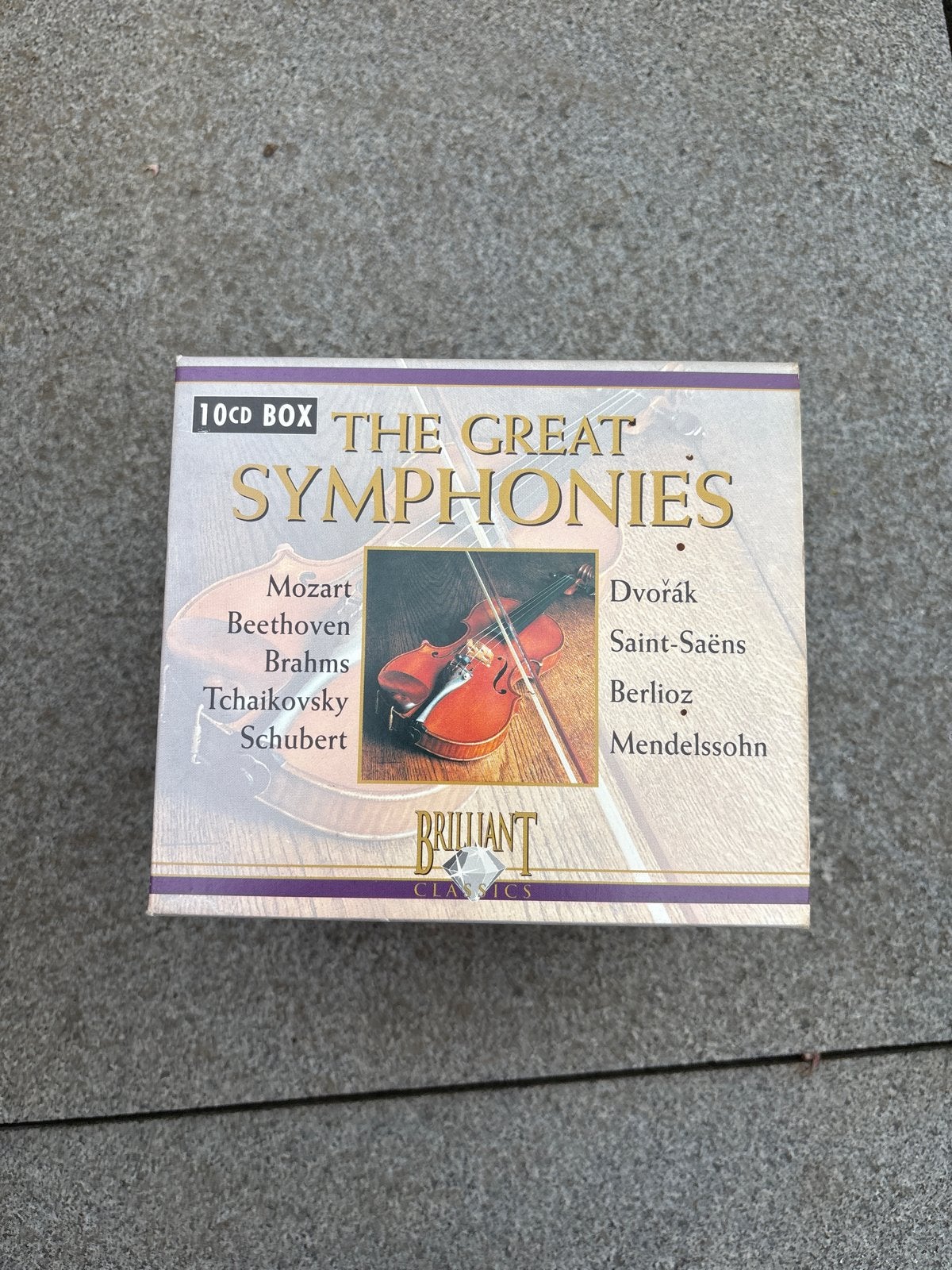 The Great Symphonies - 10 CD Boxset Brilliant Classics, Gebruikt, Boxset, Symfonie, Mozart