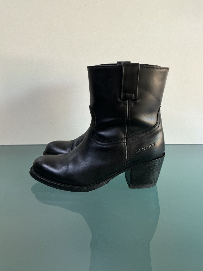 Sendra 37 zwarte laarzen | Bohemian | Gratis verzenden, Sendra, Verzenden, Zwart, Lage of Enkellaarzen