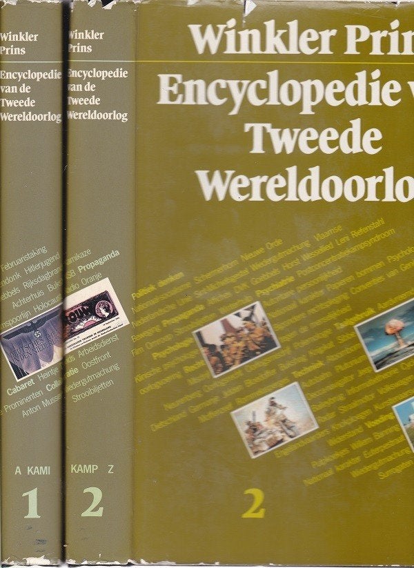 Winkler Prins Encyclopedie Tweede Wereldoorlog, twee delen, Redaktie, Algemeen, Ophalen, Tweede Wereldoorlog