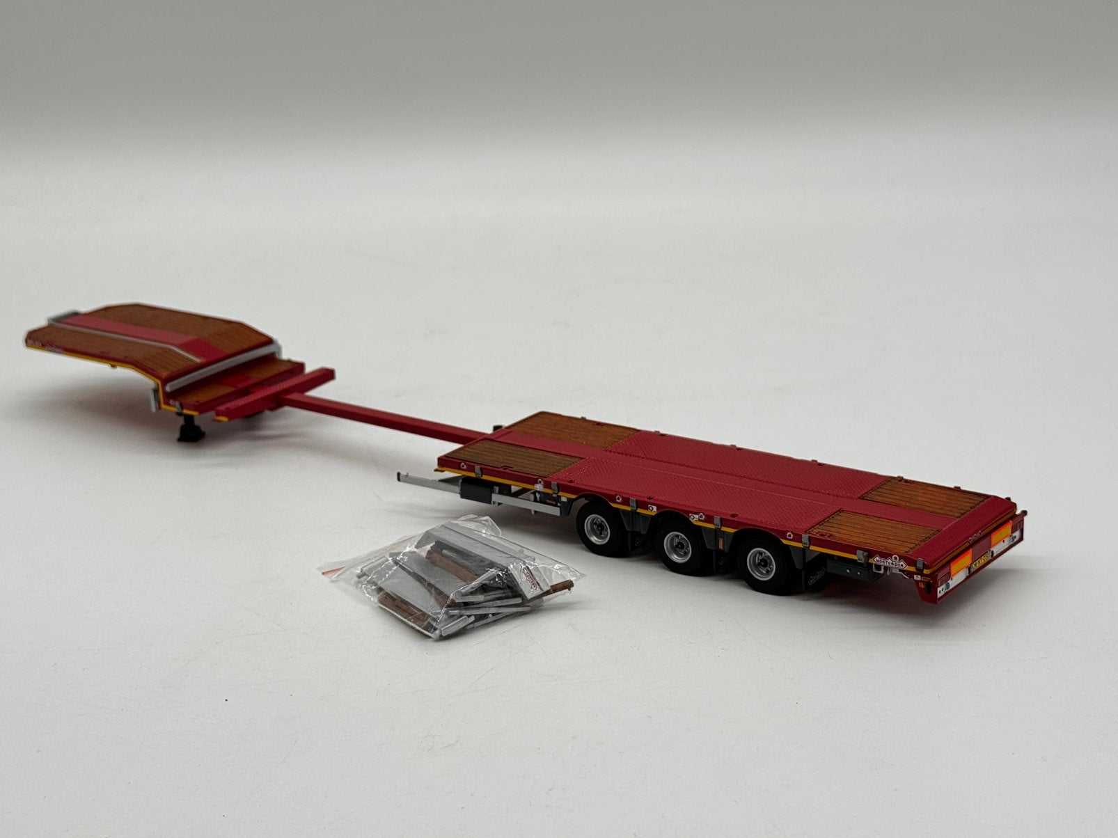 WSI uitschuifbare 3 assige NOOTEBOOM dieplader, Hobby en Vrije tijd, Modelauto's | 1:50, ., Nieuw, Ophalen of Verzenden, .
