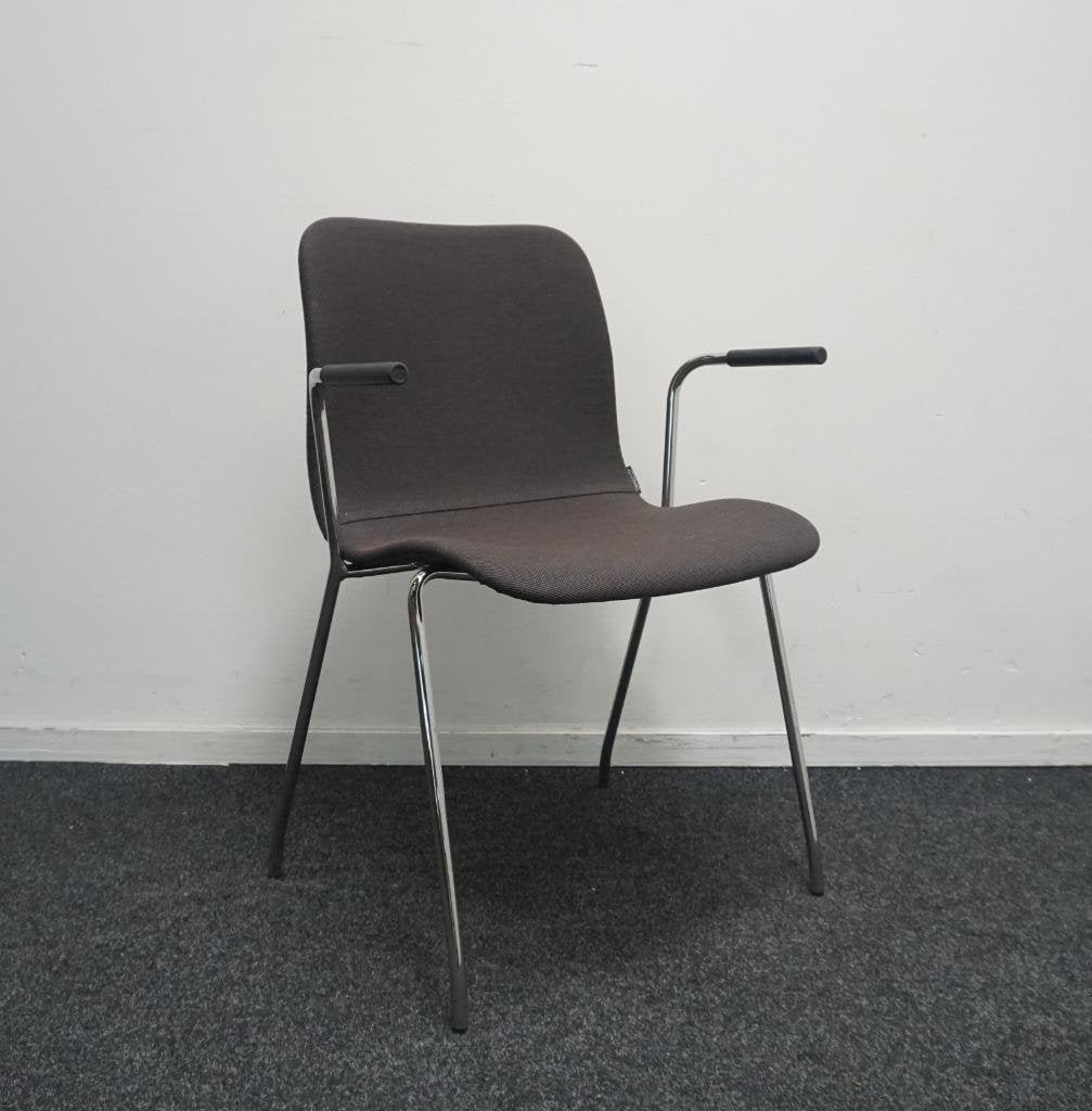Offecct Cornflake Vergaderstoelen | Bruin | Eetkamerstoelen, Gebruikt, -, Ophalen of Verzenden, Stof