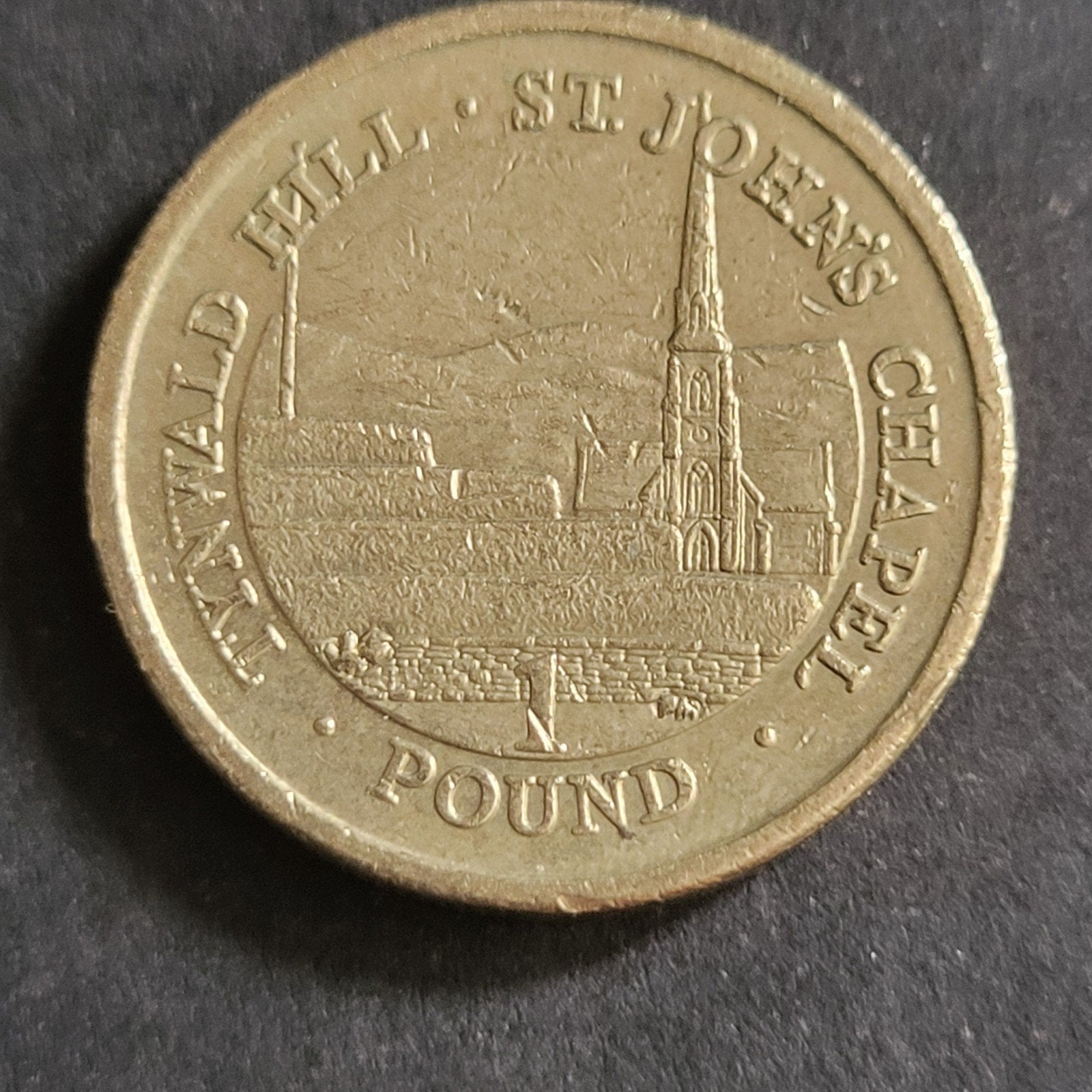 Isle of Man 1 Pound munt 2005 - Koningin Elizabeth II, Verzenden, Overige landen, Losse munt