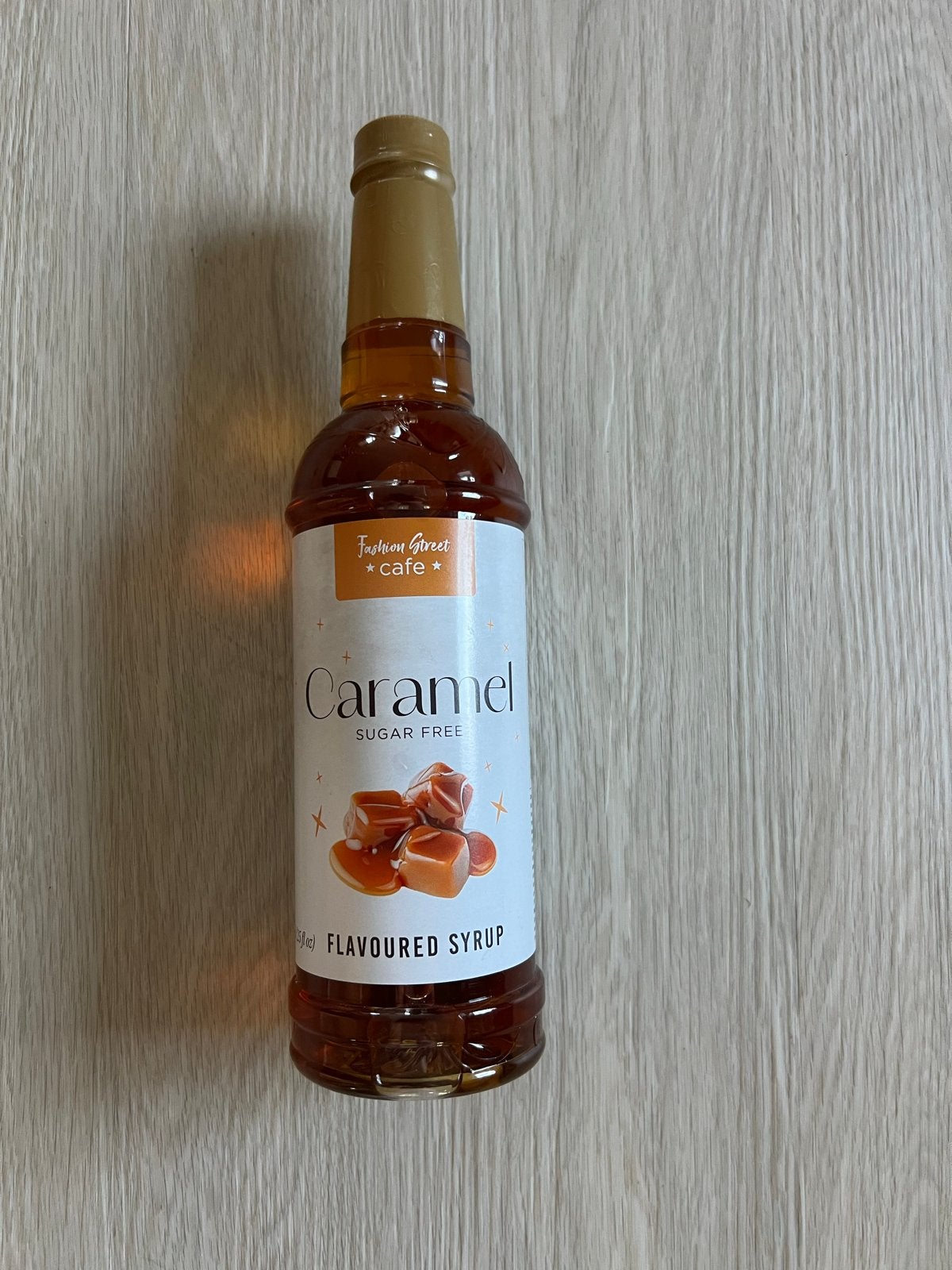 Caramel flavoured syrup sugar free “fashion street cafe”, Ophalen of Verzenden